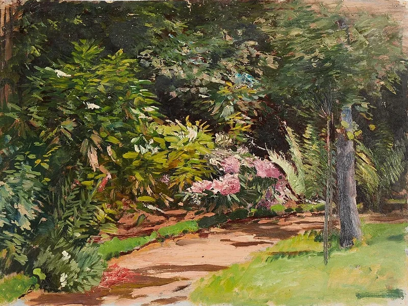 1847-Marie Dücker - Giardino fiorito